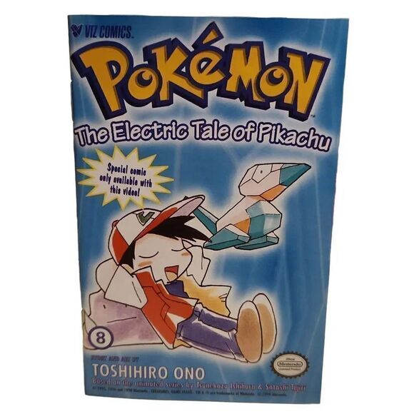 RARE Pokémon The Electric Tale of Pikachu Mini Comic 8 by Toshihiro Ono - Picture 1 of 6
